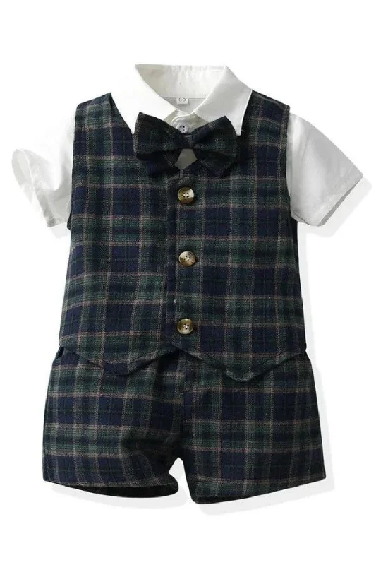 Huge Discounts Baby Boys Casual Clothes Sets Infant Boy Short Sleeve Bowtie Gentleman Clothing Set Huge Discounts Baby Boys Casual Clothes Sets Infant Boy Short Sleeve Bowtie Gentleman Clothing Set