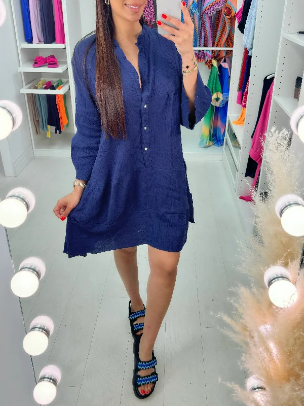 Online Specials Enya Oversized Smock Shirt Dress