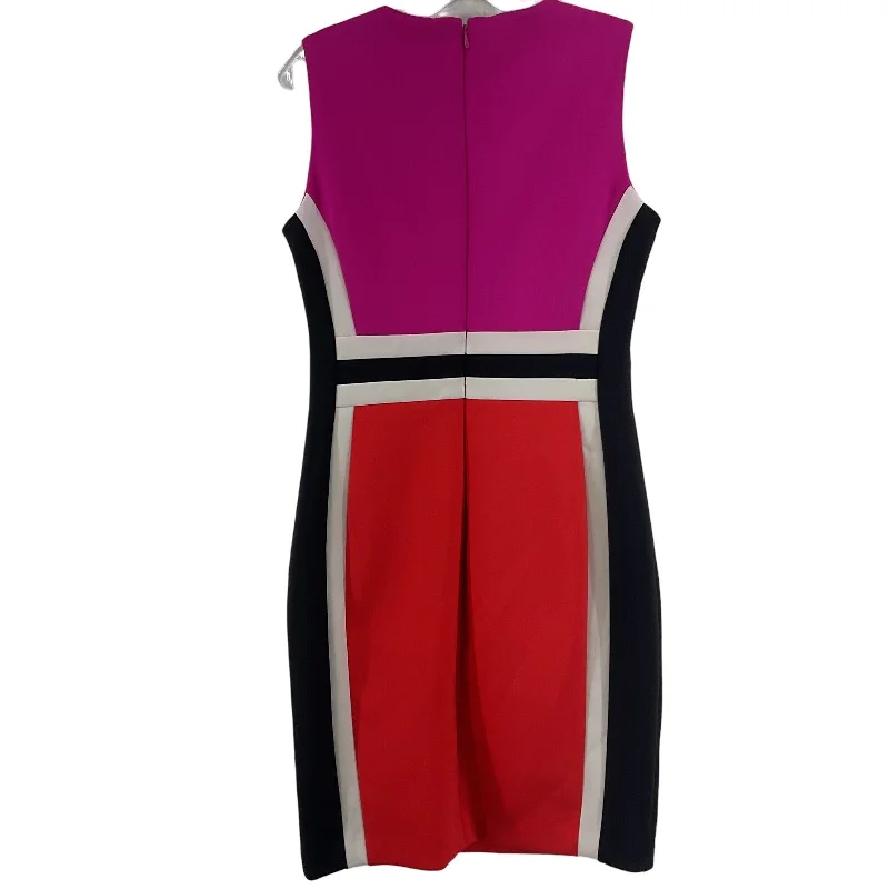 Best Seller Calvin Klein Women's Pink Red Business Casual Pencil Dress Size 10 - Preowned Best Seller Calvin Klein Women's Pink Red Business Casual Pencil Dress Size 10 - Preowned