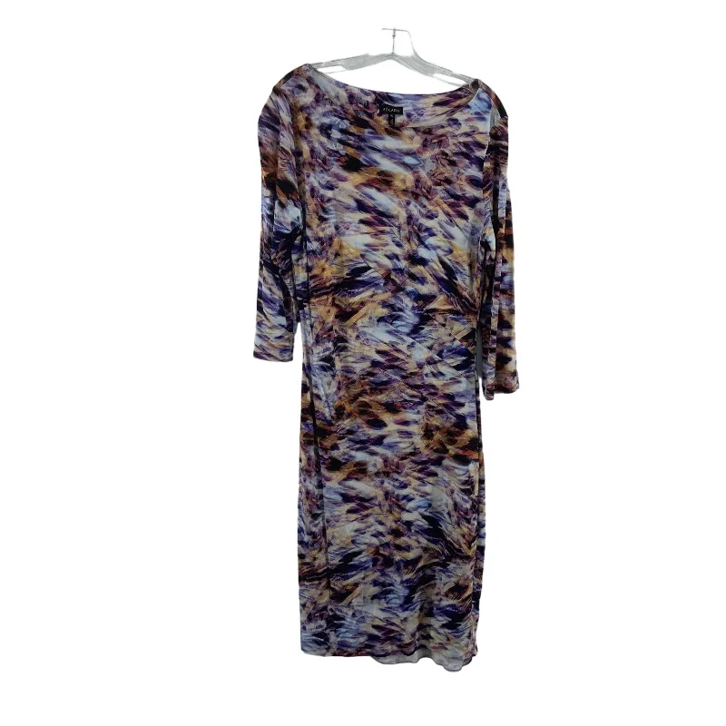 Stock Up and Save Escada Purple Modern Print Sheath Dress Viscose Knee Length Women 42/10 Preowned Stock Up and Save Escada Purple Modern Print Sheath Dress Viscose Knee Length Women 42/10 Preowned