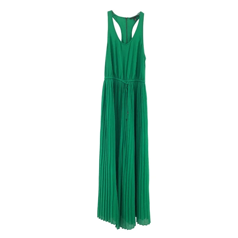 Shop and Save Victoria's Secret Green Racerback Pleated Maxi Dress Women XS Polyester Preowned Shop and Save Victoria's Secret Green Racerback Pleated Maxi Dress Women XS Polyester Preowned