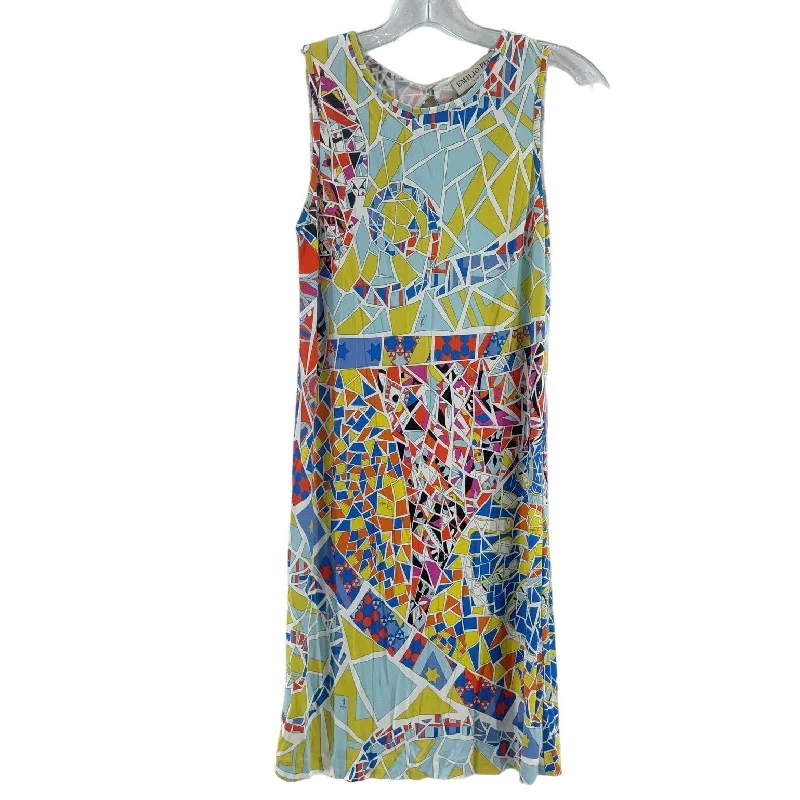 Unbeatable Prices Emilio Pucci Italy-Made Mosaic Print Silk-Blend A-Line Dress Women’s 4 Preowned