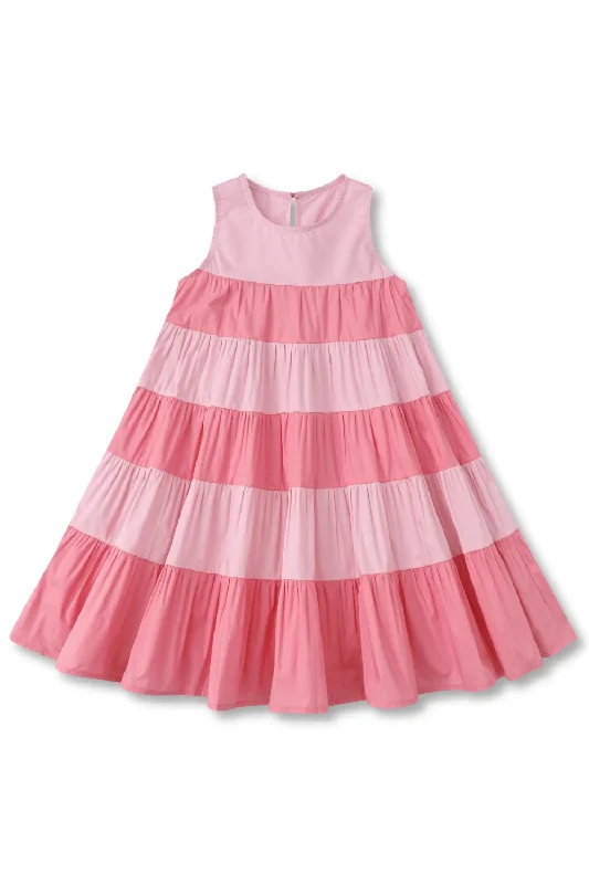 Today’s Deal Girls and Toddler Sleeveless Dress Patchwork Striped Elegant Cotton Midi Dresses Today’s Deal Girls and Toddler Sleeveless Dress Patchwork Striped Elegant Cotton Midi Dresses