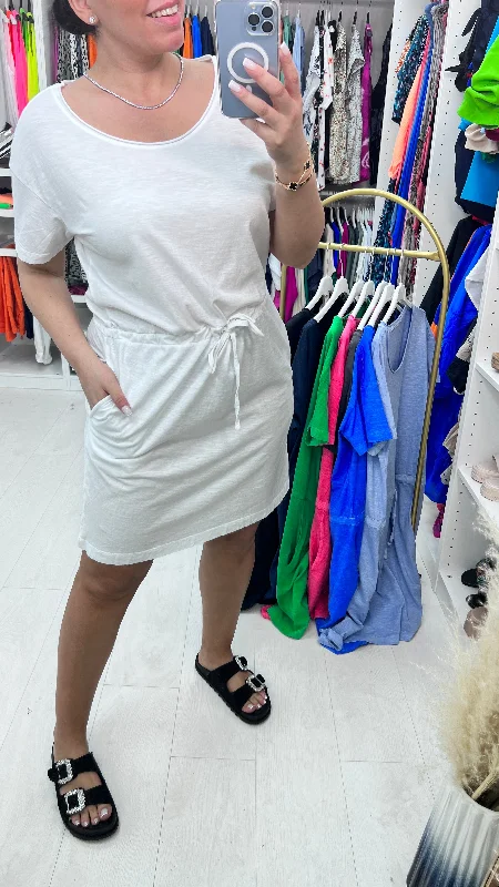 Big Discounts Valerie Drawstring Waist Tee Dress