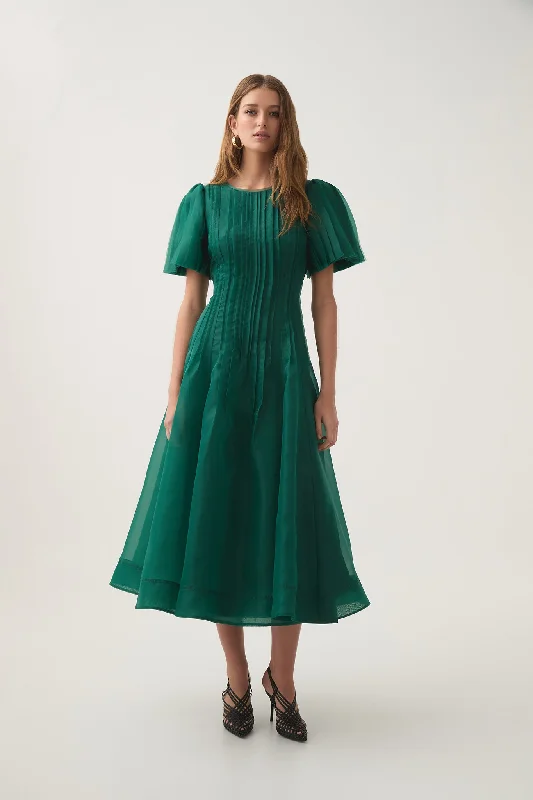 Steals and Deals Nova Pleated Midi Dress