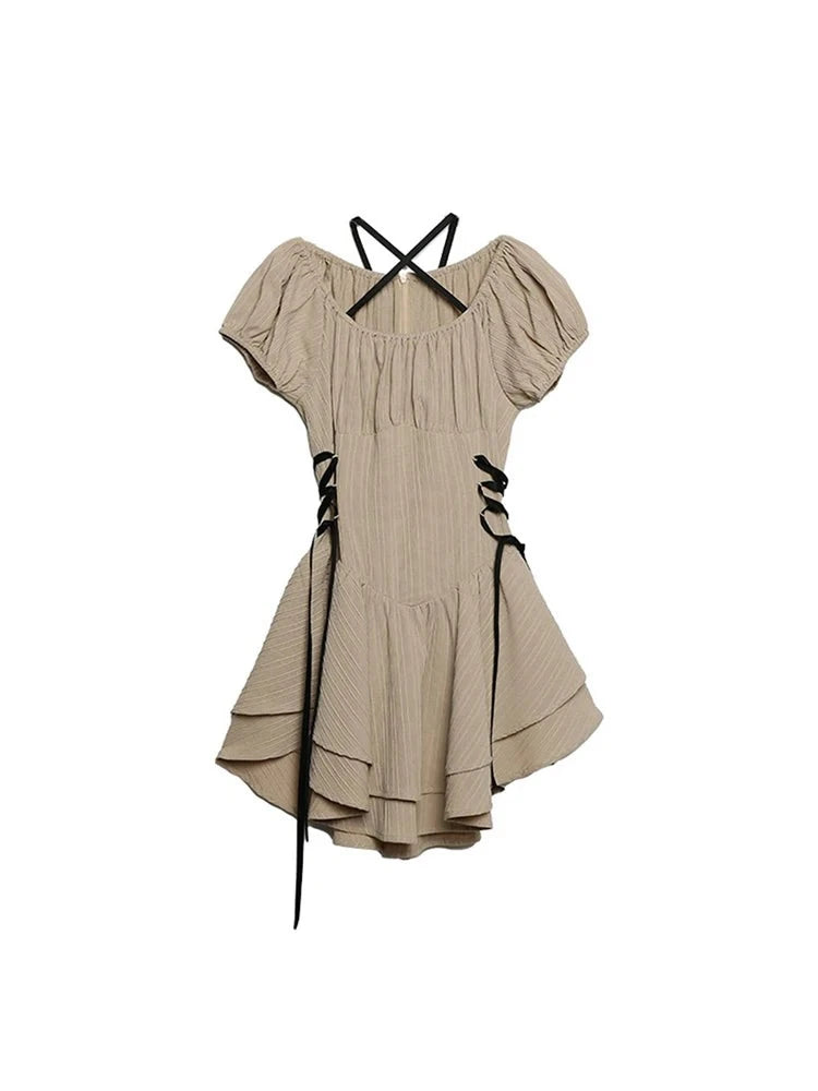 Special Promotion Women Dress Style Vintage Female Short Sleeve Kawaii Mini Dresses One Piece Sundress Summer Clothes