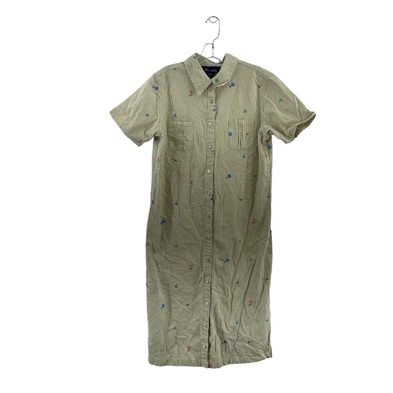 Blowout Sale Denim & Co Cream Floral Embroidered Button-Up Midi Dress Cotton Women S Preowned Blowout Sale Denim & Co Cream Floral Embroidered Button-Up Midi Dress Cotton Women S Preowned