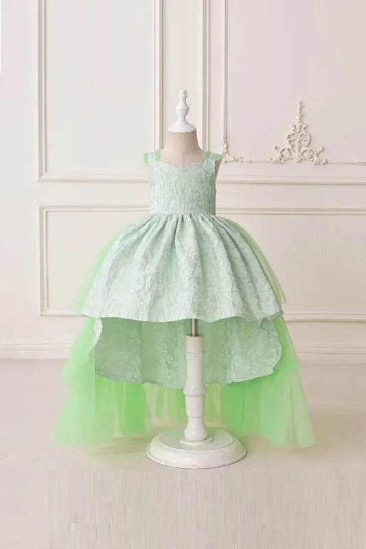 Early Bird Discount Elegant Flower Girl Dress For Wedding With Bow Child First Birthday Party Gown Early Bird Discount Elegant Flower Girl Dress For Wedding With Bow Child First Birthday Party Gown