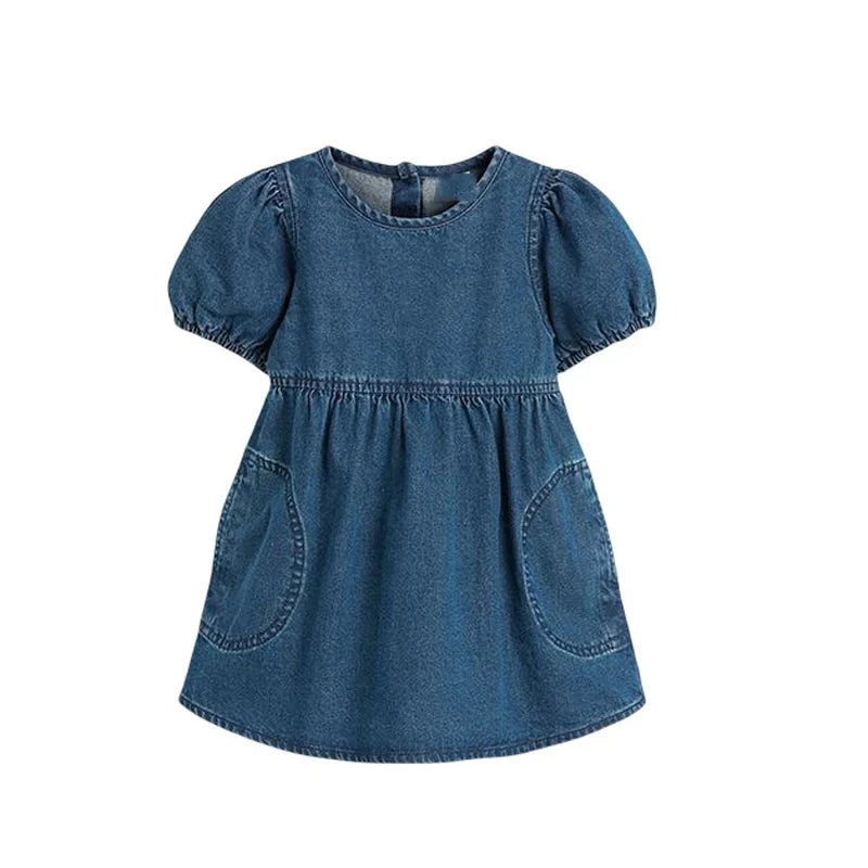 Incredible Offers Girls Denim Dress Children Casual Dresses Solid Dress Kids Clothes Incredible Offers Girls Denim Dress Children Casual Dresses Solid Dress Kids Clothes