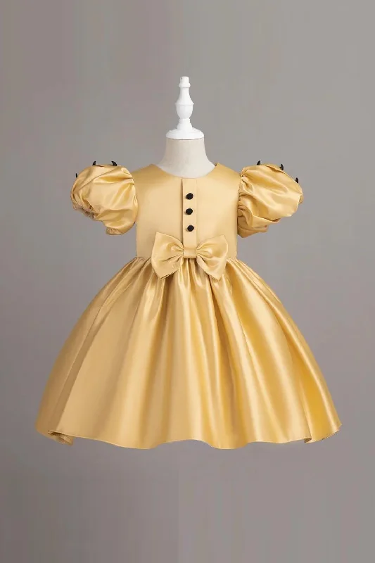 Sneak Peek Sale Princess Dress For Girls Button Bowknot Girl Ceremonial Dress Kids Formal Occasion Bridesmaid Gowns Sneak Peek Sale Princess Dress For Girls Button Bowknot Girl Ceremonial Dress Kids Formal Occasion Bridesmaid Gowns