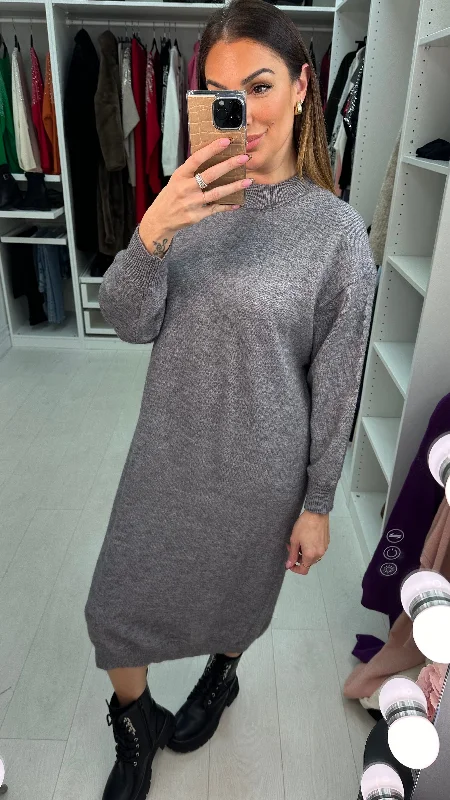 One-DAY Sale Giovanna Knitted Midi Jumper Dress