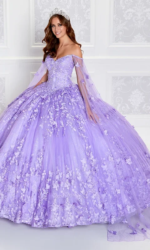 Early Access Glow-in-the-Dark Princesa Quinceañera Dress Princess Dress With cloak Floor Length with Appliques