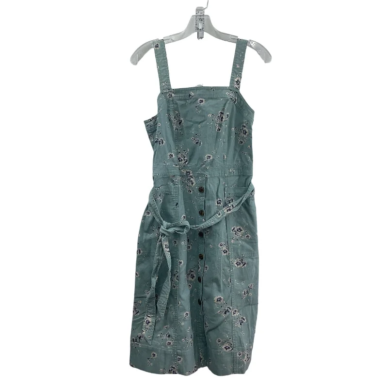 Today’s Deal Gap Blue Midi Prairie Floral Womens Overall Dress - Size 0 Cotton Blend Preowned Today’s Deal Gap Blue Midi Prairie Floral Womens Overall Dress - Size 0 Cotton Blend Preowned