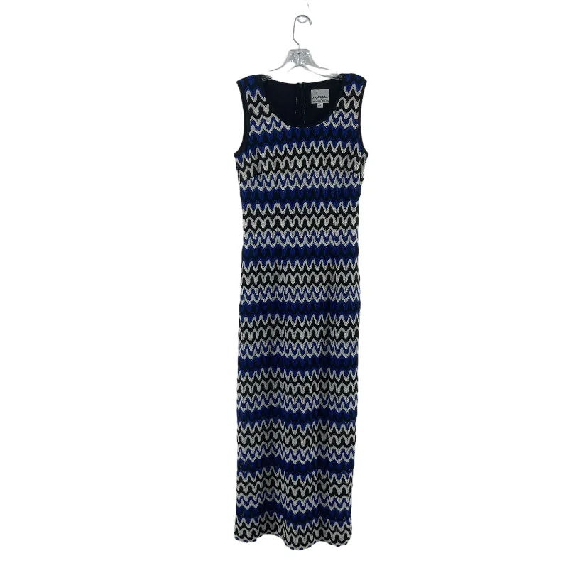 Special Savings Linea Women's Blue Zigzag Knit Long Tank Dress Size 6 Polyester Preowned Special Savings Linea Women's Blue Zigzag Knit Long Tank Dress Size 6 Polyester Preowned