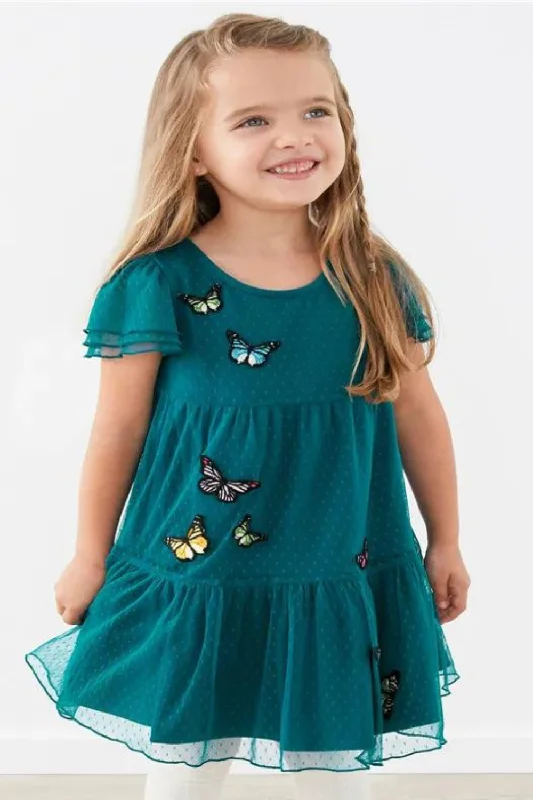 Price Buster Princess Girls Dresses Butterflies Toddler Birthday Frocks Party Dress