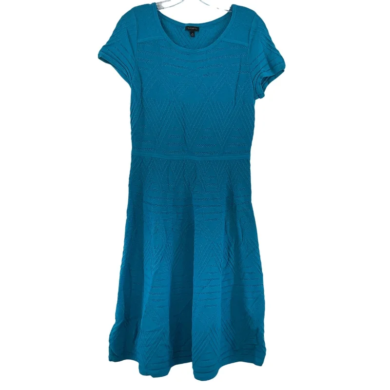 Savings Spectacular Talbots Blue Pullover Sweater Dress Round Neckline Short Sleeve Women's Size M Savings Spectacular Talbots Blue Pullover Sweater Dress Round Neckline Short Sleeve Women's Size M