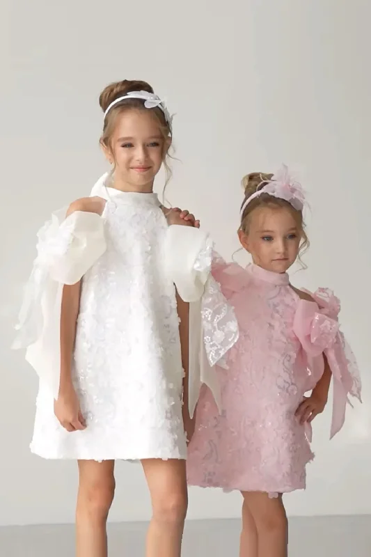 Limited Time Offer Elegant White Sparkly Girl Bridesmaids Dresses Princess Kids Birthday Wedding Party Pageant Gown Limited Time Offer Elegant White Sparkly Girl Bridesmaids Dresses Princess Kids Birthday Wedding Party Pageant Gown