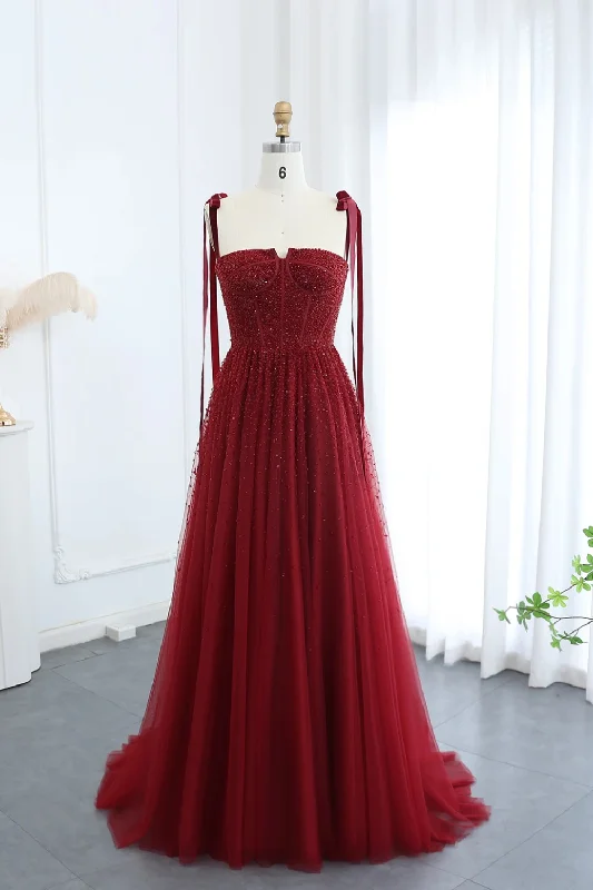 Discount Extravaganza Said Luxury Beaded Blush Pink Evening Dresses with Straps Women Wedding Party Gown Discount Extravaganza Said Luxury Beaded Blush Pink Evening Dresses with Straps Women Wedding Party Gown