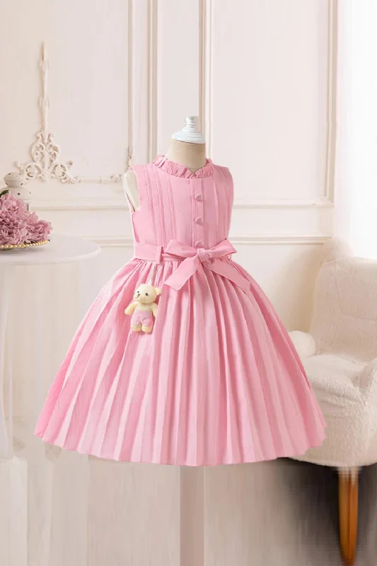 Best Seller Pleated Girl's Dress Pink Wedding Princess Prom Dresses for Kids Birthday Evening Ball Gown Best Seller Pleated Girl's Dress Pink Wedding Princess Prom Dresses for Kids Birthday Evening Ball Gown