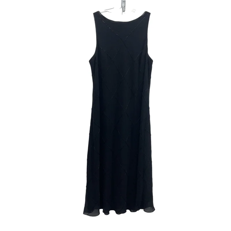 Fantastic Deals Jones New York Women's Beaded Black Shift Dress, Plus Size 18W, Midi, Preowned