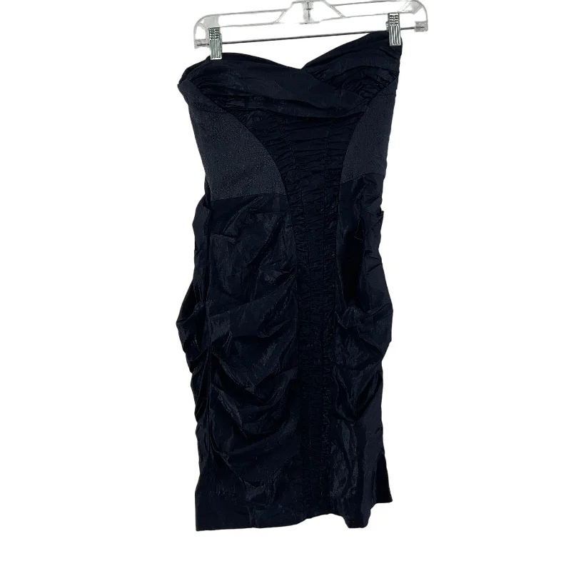 Weekend Special Women's Nicole Miller Navy Strapless Dress Size 2 Preowned
