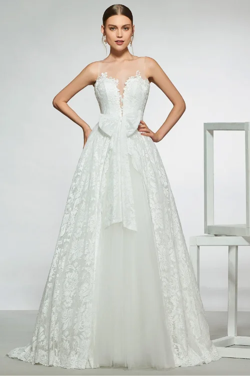 Customer Appreciation Sale Dress Elegant V-Neck Bowknot Wedding Dress Sleeveless Button Ball Gown Floor Length Simple Bridal Gowns Wedding Evening Dresses Customer Appreciation Sale Dress Elegant V-Neck Bowknot Wedding Dress Sleeveless Button Ball Gown Floor Length Simple Bridal Gowns Wedding Evening Dresses