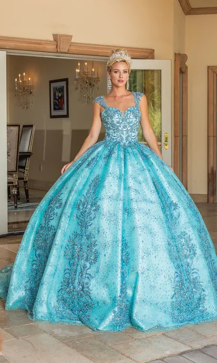 Mega Sale Sweet 16 Floor Length Tulle with Appliques Quinceanera Dresses Princess Dress Mega Sale Sweet 16 Floor Length Tulle with Appliques Quinceanera Dresses Princess Dress