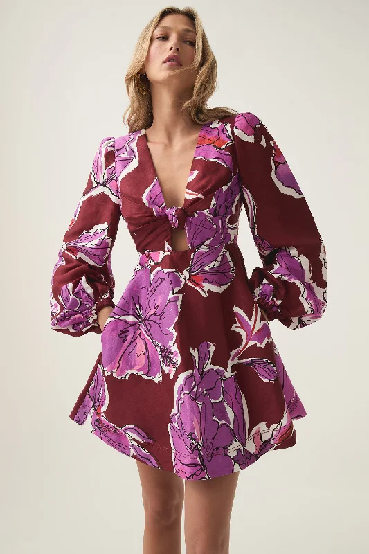 Bargain Blast Inflorescence Mini Dress