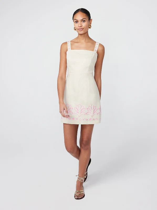 Can't Miss Ivy Embroidered Mini Dress