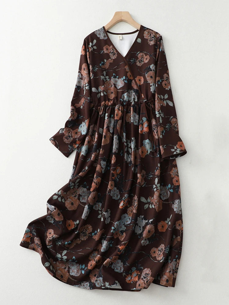 Bonus Savings Spring Autumn Dresses For Women Casual Long Dress Office Lady Work Elegant Clothes Bonus Savings Spring Autumn Dresses For Women Casual Long Dress Office Lady Work Elegant Clothes