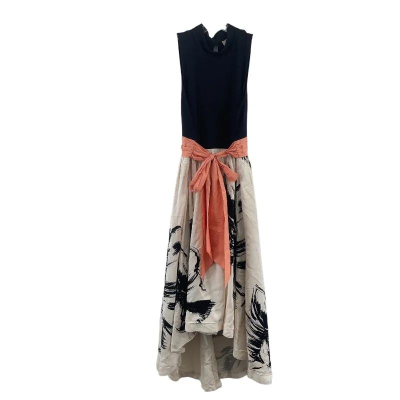 Discount Extravaganza NWT Moulinette Soeurs Black Peach Waist Bow Hi-Low Dress Women’s 16 Plus Size