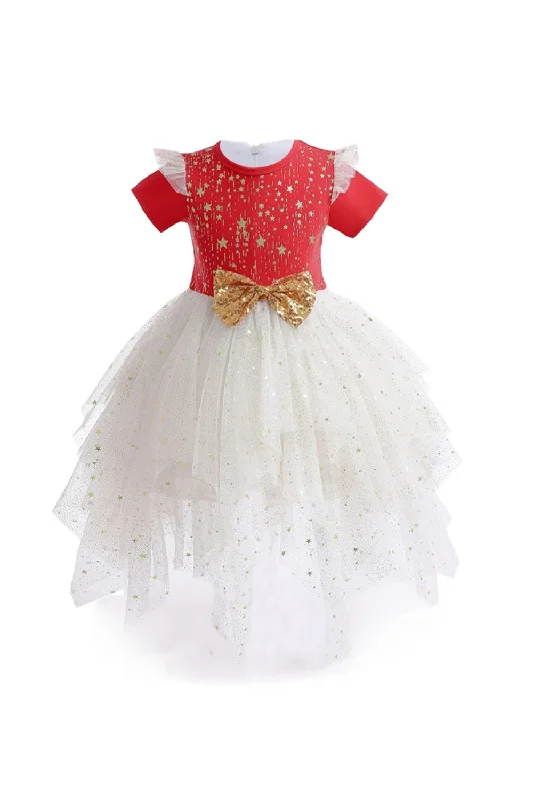 Deal Mania Dress For Girl Children Princess Dresses Girls Clothes Birthday Wedding Gown Short Sleeve Deal Mania Dress For Girl Children Princess Dresses Girls Clothes Birthday Wedding Gown Short Sleeve