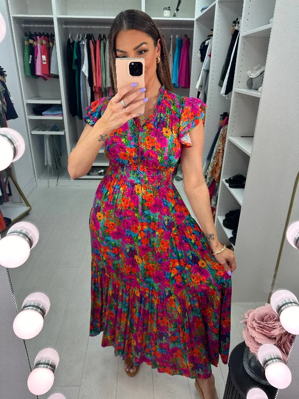 Early Access Amalfi Floral Print Maxi Dress