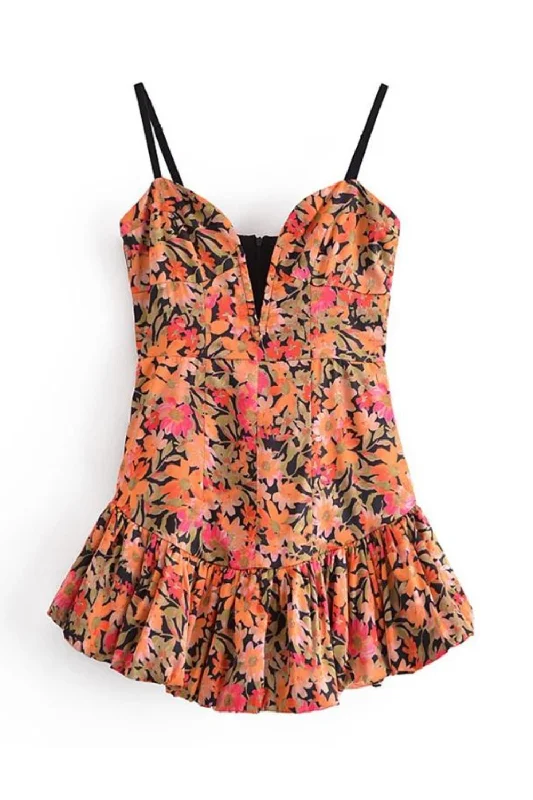 Act Fast Mini Dress Women Sleeveless Holiday Party Summer