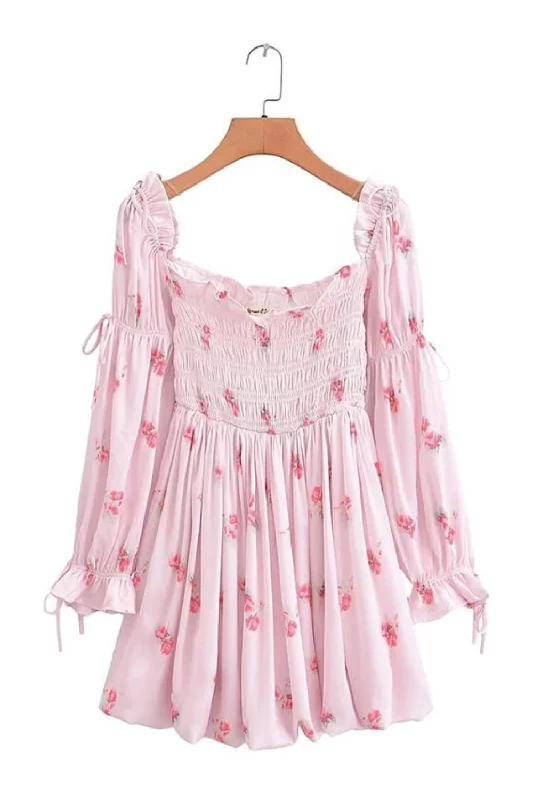 Price Rollback Sweet Pink Floral Off Shoulder Dress Women Long Sleeve Holiday Party Mini Dresses Princess Fairy Price Rollback Sweet Pink Floral Off Shoulder Dress Women Long Sleeve Holiday Party Mini Dresses Princess Fairy