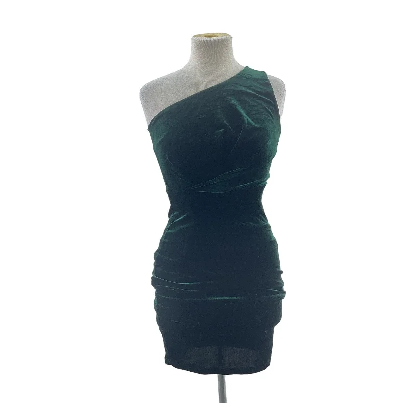 New Arrival Lulus Green Velvet One-Shoulder Bodycon Dress, Women’s XS, Knee Length, Preowned New Arrival Lulus Green Velvet One-Shoulder Bodycon Dress, Women’s XS, Knee Length, Preowned