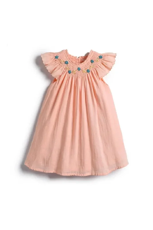 Discount Days Girl Smocked Dresses Spring Baby Cute Flower Princess Dress Kids Infant Handmade Embroidery Discount Days Girl Smocked Dresses Spring Baby Cute Flower Princess Dress Kids Infant Handmade Embroidery