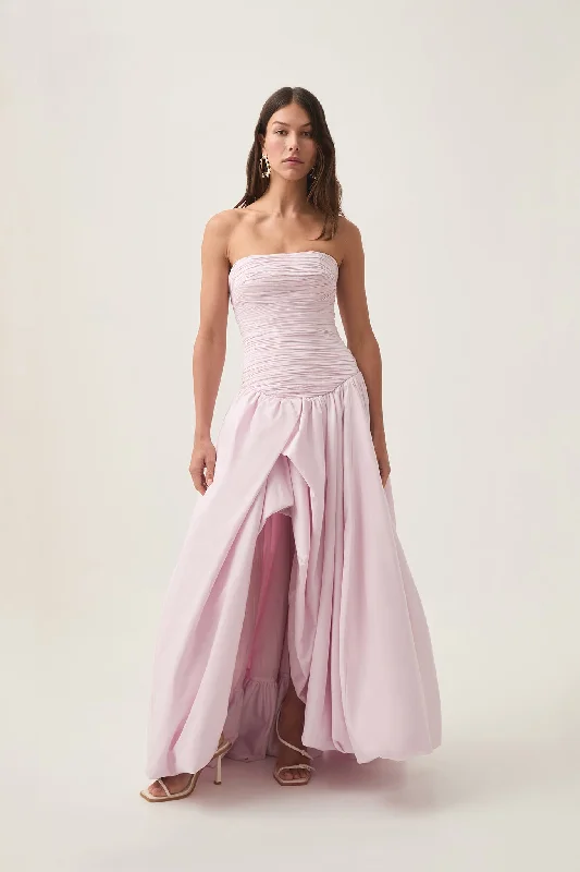 Time-Limited Offer Violette Bubble Hem Maxi Dress