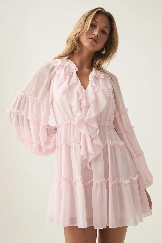 Price Reduction Protea Ruffle Mini Dress
