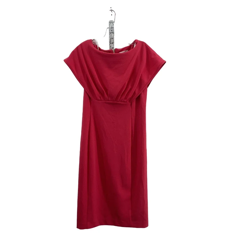 Weekend Flash Sale Calvin Klein Red Shift Dress Womens Size 8 Midi Pleated Shoulder Preowned Weekend Flash Sale Calvin Klein Red Shift Dress Womens Size 8 Midi Pleated Shoulder Preowned