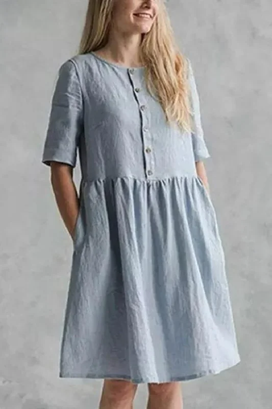 Best Bargains Women Summer Dress Elegant Linen Dresses Casual Retro Boho Party Beach Sundress Best Bargains Women Summer Dress Elegant Linen Dresses Casual Retro Boho Party Beach Sundress
