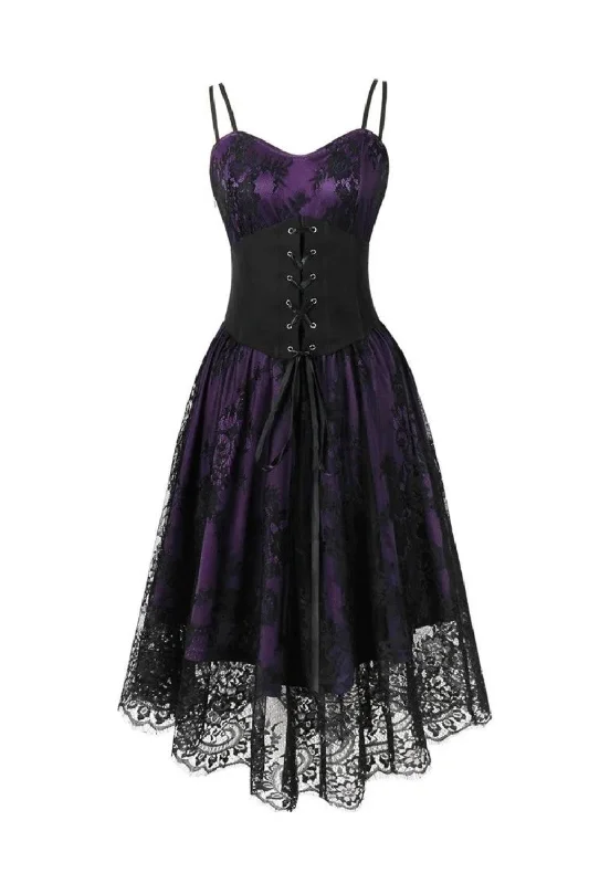 Price Drop Halloween Short Party Womens Dress Irregular Lace Gothic Patchwork Aesthetic Straps Casual Dress Price Drop Halloween Short Party Womens Dress Irregular Lace Gothic Patchwork Aesthetic Straps Casual Dress