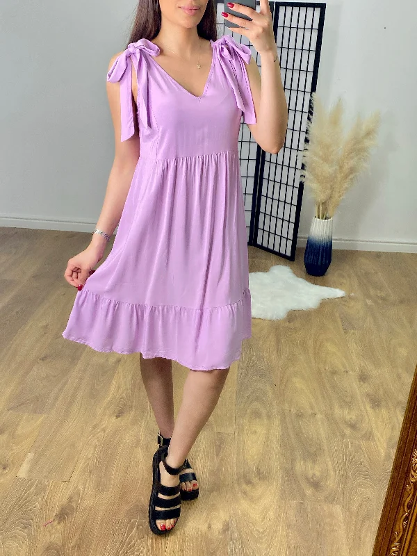 Fantastic Offers Croatia Tie Detail Smock Dress