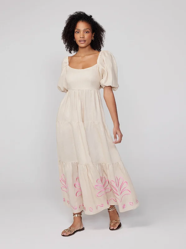 Overstock Gianna Embroidered Maxi Dress