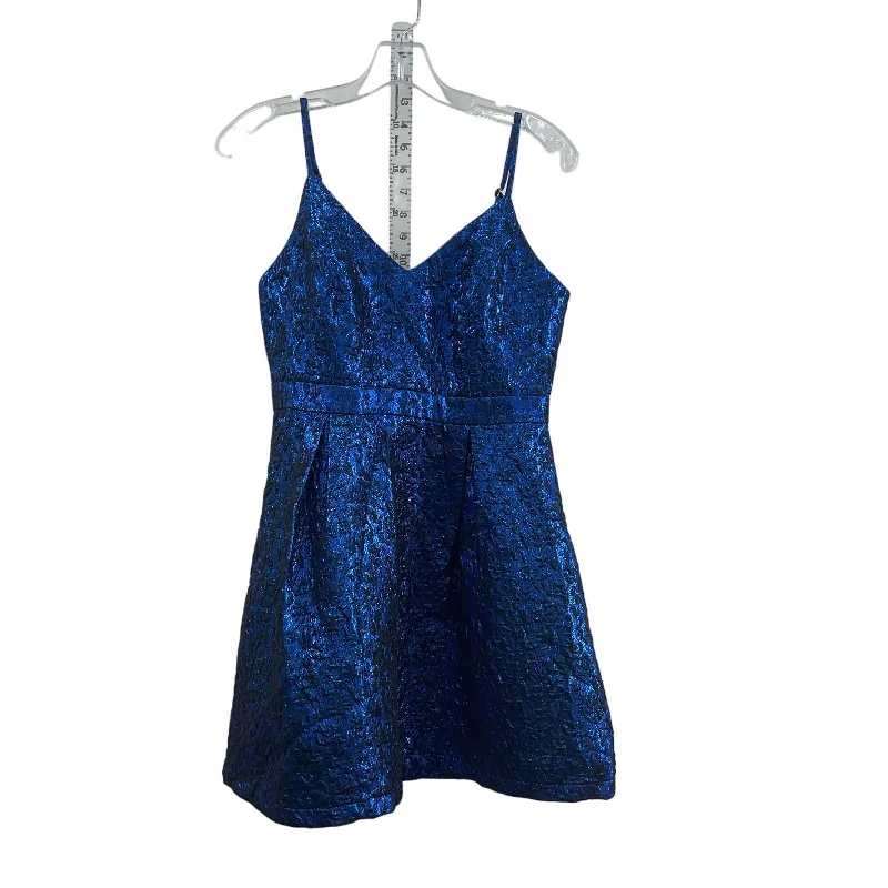 Closeout Sale Lulus Blue Mini Cocktail Dress Size S Polyester Preowned Womens