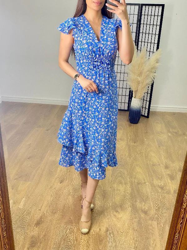 Today Only Narinder Floral Print Frill Dress
