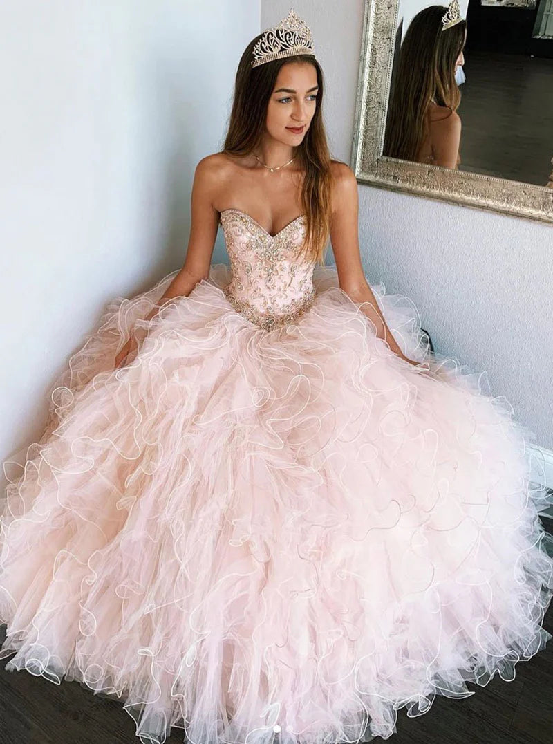 Buy More, Save More Pink Sweetheart Sleeveless Quinceanera Dresses Tulle Prom Dresses Ballgown Buy More, Save More Pink Sweetheart Sleeveless Quinceanera Dresses Tulle Prom Dresses Ballgown