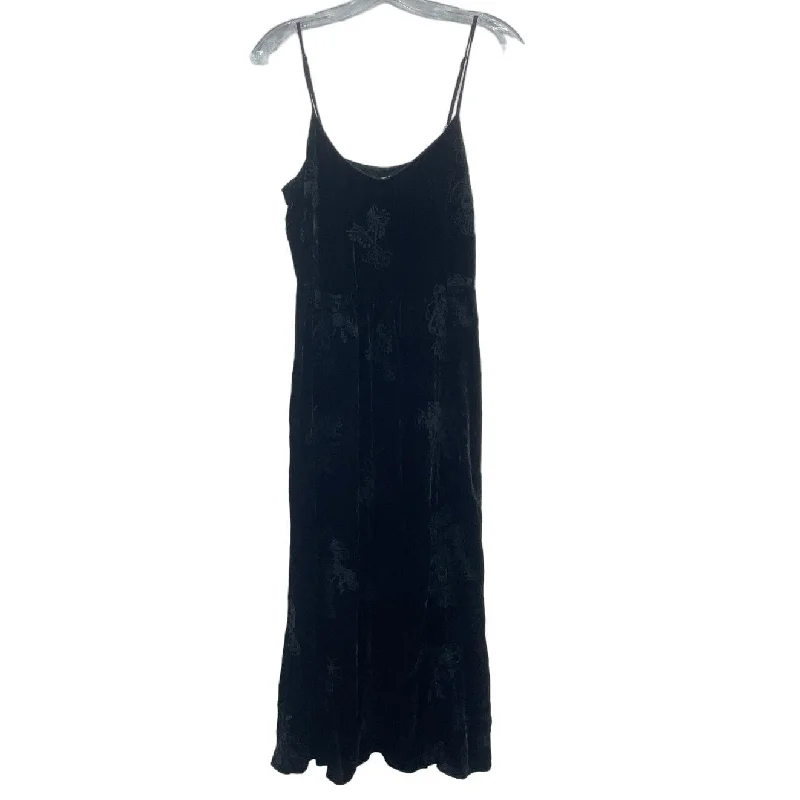 One-DAY Sale Love Johnny Was Black Velvet Floral Spaghetti Strap Midi Dress Women’s Small One-DAY Sale Love Johnny Was Black Velvet Floral Spaghetti Strap Midi Dress Women’s Small