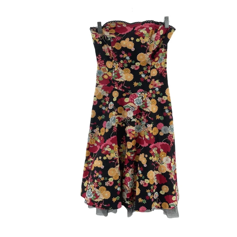 Special Offer Ruby Rox Women's Black Floral Strapless Tulle Fit & Flare Dress Size 7 Preowned Special Offer Ruby Rox Women's Black Floral Strapless Tulle Fit & Flare Dress Size 7 Preowned