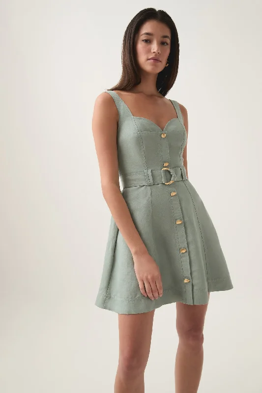 Daily Deals Clay Belted Mini Dress